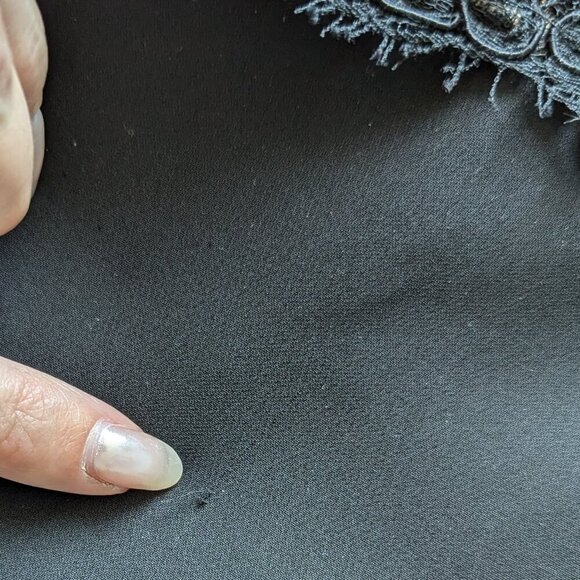 Reem Acra Black Lace Cocktail Dress | Designer | Nude Illusion - Picture 12 of 12